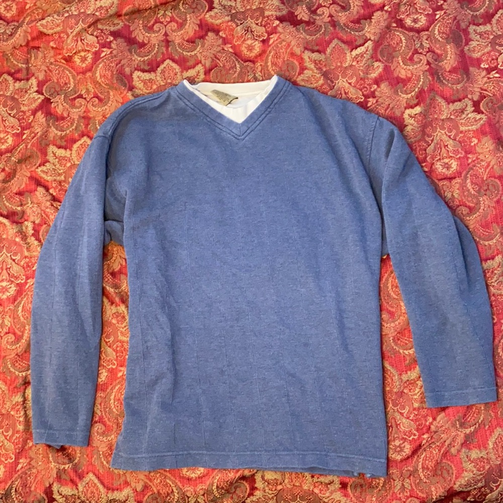 Blue, Xtra-Large, Haggar Sweater